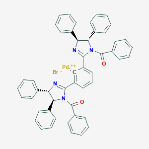 Bromo[[1,3-bis[(4S,5S)-1-benzoyl-4,5-diphenyl-2-imidazolin-2-yl]benzene]palladium(II)]ͼƬ