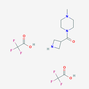 1-(Azetidin-3-ylcarbonyl)-4-methylpiperazine bis(trifluoroacetate)ͼƬ