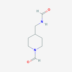 N-[(1-Formylpiperidin-4-yl)methyl]formamideͼƬ