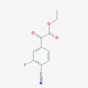 Ethyl 4-cyano-3-fluorobenzoylformateͼƬ