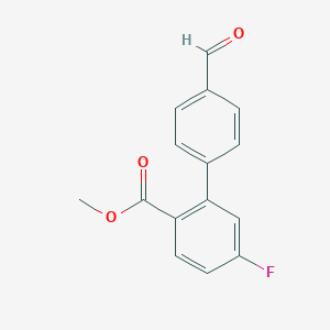 Methyl 4-fluoro-2-(4-formylphenyl)benzoateͼƬ