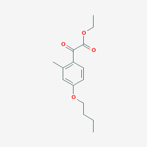 Ethyl 4-n-butoxy-2-methylbenzoylformateͼƬ