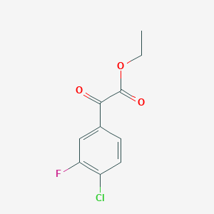 Ethyl 4-chloro-3-fluorobenzoylformateͼƬ