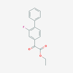 Ethyl 3-fluoro-4-phenylbenzoylformateͼƬ