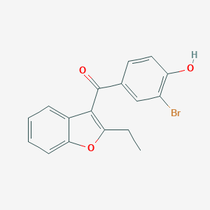 (3-Bromo-4-hydroxyphenyl)(2-ethyl-3-benzofuranyl)-methanoneͼƬ