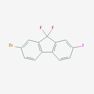 2-Bromo-9,9-difluoro-7-iodo-9H-fluoreneͼƬ