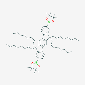 2,2'-(6,6,12,12-Tetraoctyl-6,12-dihydroindeno[1,2-b]fluorene-2,8-diyl)bis(4,4,5,5-tetramethyl-1,3,2-dioxaborolane)ͼƬ