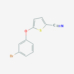 5-(3-Bromophenoxy)-thiophene-2-carbonitrileͼƬ