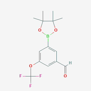 3-Formyl-5-(trifluoromethoxy)phenylboronic Acid Pinacol EsterͼƬ