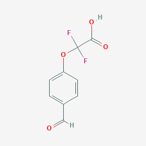 2,2-Difluoro-2-(4-formylphenoxy)acetic AcidͼƬ