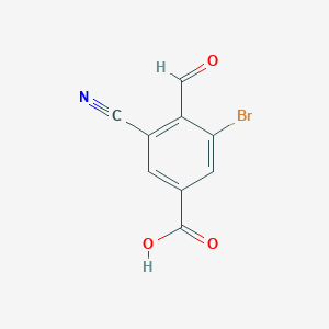 3-Bromo-5-cyano-4-formylbenzoic acidͼƬ