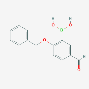 2-Benzyloxy-5-formylphenylboronic acidͼƬ