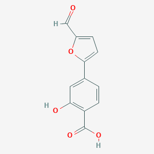 4-(5-Formyl-furan-2-yl)-2-hydroxy-benzoic acidͼƬ