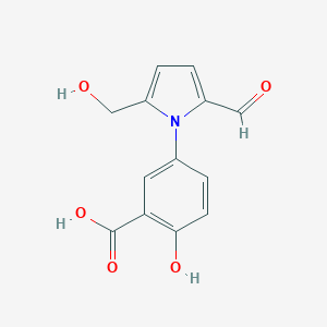 5-[2-Formyl-5-(hydroxymethyl)-1H-pyrrol-1-yl]-2-hydroxybenzoic Acid(>85% by HPLC)ͼƬ