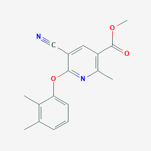 Methyl 5-cyano-6-(2,3-dimethylphenoxy)-2-methylnicotinateͼƬ