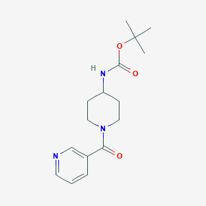 tert-Butyl 1-nicotinoylpiperidin-4-ylcarbamateͼƬ