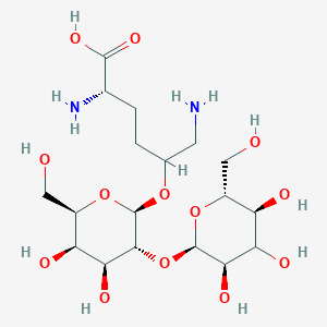 5-[(2-O-A-D-Glucopyranosyl-b-D-galactopyranosyl)oxy]-L-lysineͼƬ