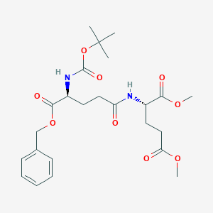 N-tert-Butyloxycarbonyl-L--glutamyl-L-glutamic Acid 1-Benzyl 21,25-Dimethyl EsterͼƬ