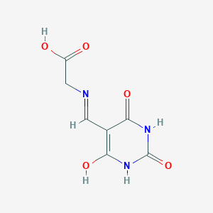 N-[(2,4,6-trioxotetrahydropyrimidin-5(2H)-ylidene)methyl]glycineͼƬ