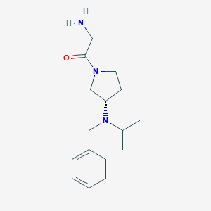 2-Amino-1-[(S)-3-(benzyl-isopropyl-amino)-pyrrolidin-1-yl]-ethanoneͼƬ