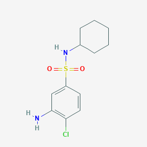 3-Amino-4-chloro-N-cyclohexylbenzenesulfonamideͼƬ