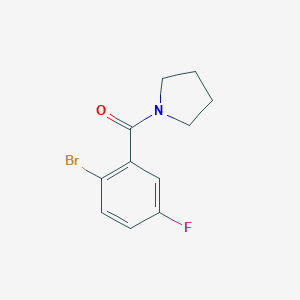 1-(2-Bromo-5-fluorobenzoyl)pyrrolidineͼƬ