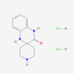 1',4'-dihydro-3'H-spiro[piperidine-4,2'-quinoxalin]-3'-one dihydrochlorideͼƬ