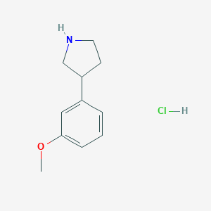 3-(3-Methoxyphenyl)pyrrolidine HydrochlorideͼƬ