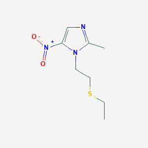 1-[2-(Ethylthio)ethyl]-2-methyl-5-nitro-1H-imidazoleͼƬ