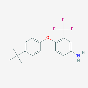 4-[4-(tert-Butyl)phenoxy]-3-(trifluoromethyl)-phenylamineͼƬ