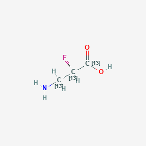 (2R)-3-Amino-2-fluoropropanoic Acid-13C3 >90%(up to 10% inorganics)ͼƬ