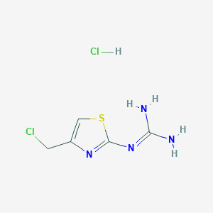 1-(4-Chloromethyl-2-thiazoyl)guanidine Hydrochloride SaltͼƬ