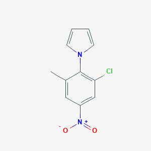 1-(2-Chloro-6-methyl-4-nitrophenyl)-1H-pyrroleͼƬ