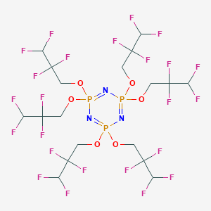 2,2,4,4,6,6-Hexakis(2,2,3,3-tetrafluoropropoxy)-25,45,65-1,3,5,2,4,6-triazatriphosphorineͼƬ