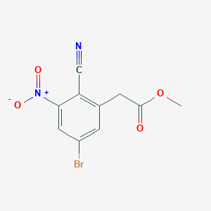 Methyl 5-bromo-2-cyano-3-nitrophenylacetateͼƬ