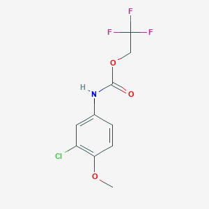 2,2,2-trifluoroethyl 3-chloro-4-methoxyphenylcarbamateͼƬ