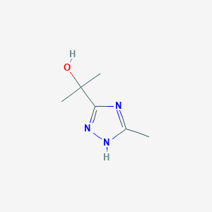 2-(5-Methyl-1H-1,2,4-triazol-3-yl)propan-2-olͼƬ