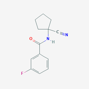 N-(1-Cyano-cyclopentyl)-3-fluorobenzamideͼƬ