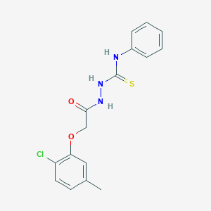 2-[2-(2-Chloro-5-methylphenoxy)acetyl]-N-phenyl-1-hydrazinecarbothioamideͼƬ