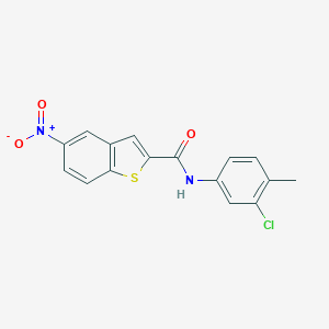 N-(3-Chloro-4-methylphenyl)-5-nitro-1-benzothiophene-2-carboxamideͼƬ