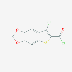 3-Chloro-5,6-methylenedioxybenzothiophene-2-carbonyl chlorideͼƬ