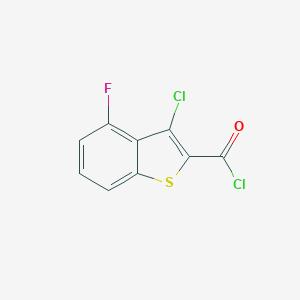 3-Chloro-4-fluoro-1-benzothiophene-2-carbonyl ChlorideͼƬ