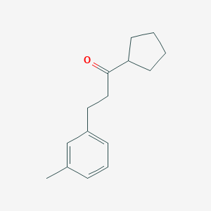 Cyclopentyl 2-(3-methylphenyl)ethyl ketoneͼƬ