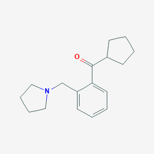 cyclopentyl 2-(pyrrolidinomethyl)phenyl ketoneͼƬ