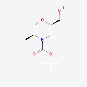 (2R,5S)-tert-butyl 2-(hydroxymethyl)-5-methylmorpholine-4-carboxylateͼƬ