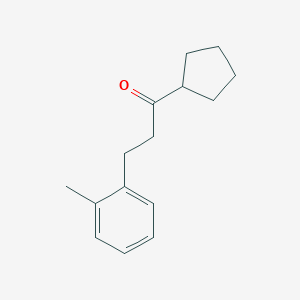 Cyclopentyl 2-(2-methylphenyl)ethyl ketoneͼƬ