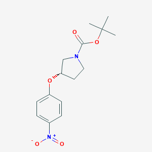 (S)-tert-Butyl 3-(4-nitrophenoxy)pyrrolidine-1-carboxylateͼƬ