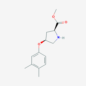 Methyl(2S,4S)-4-(3,4-dimethylphenoxy)-2-pyrrolidinecarboxylateͼƬ