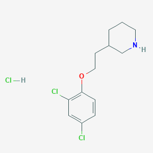 3-[2-(2,4-Dichlorophenoxy)ethyl]piperidinehydrochlorideͼƬ