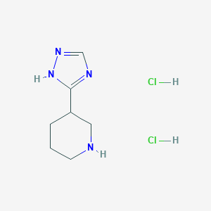 3-(4H-1,2,4-triazol-3-yl)piperidine dihydrochlorideͼƬ